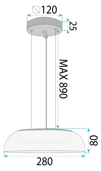 Φωτιστικό οροφής LED APP1691-1PC Gold