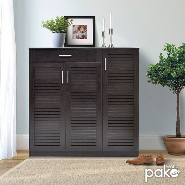 Παπουτσοθήκη Sante 30 Ζευγάρια Wenge 120x37x123 cm