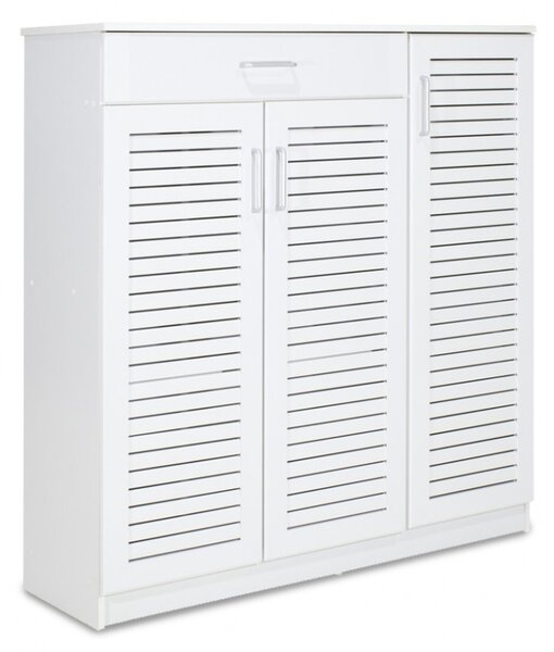 Παπουτσοθήκη Sante 30 Ζευγάρια Λευκό 120x37x123 cm