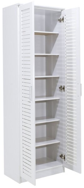 Παπουτσοθήκη Sante 21 Ζευγάρια Λευκό 60x37x183 cm
