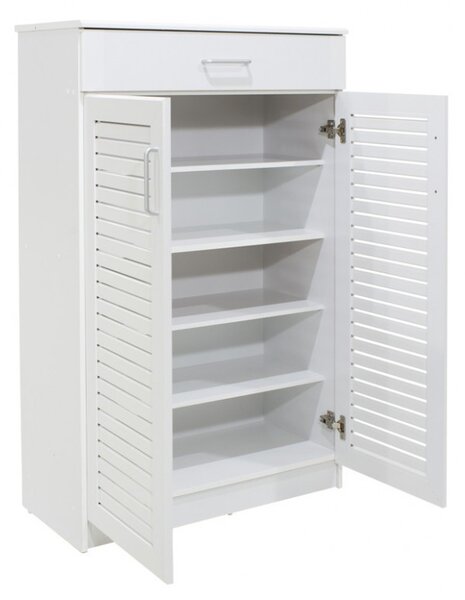 Παπουτσοθήκη Sante 20 Ζευγάρια Λευκό 80x37x123 cm