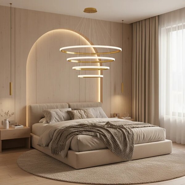Lampa wisząca LHJ009-CP4 GOLD