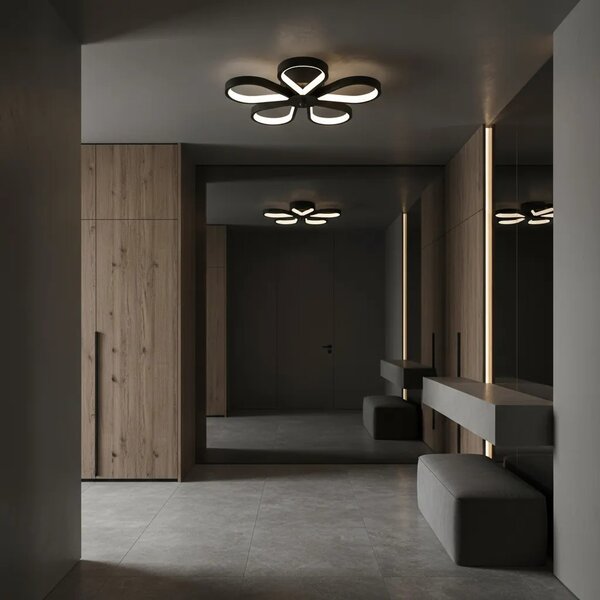 Φωτιστικό τοίχου LHJ075-C BLACK/WHITE LED
