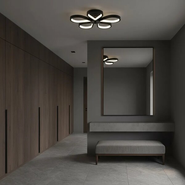Φωτιστικό τοίχου LHJ075-C BLACK/WHITE LED