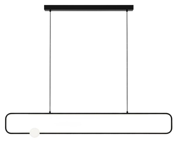 Λάμπα LED G123-CP BLACK