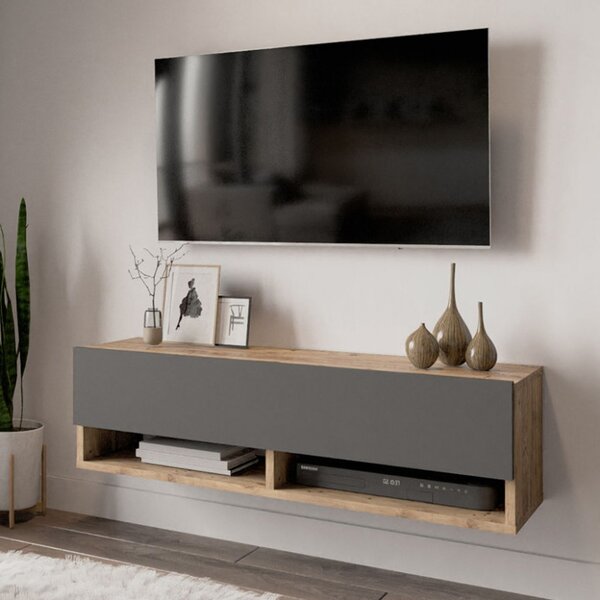 Έπιπλο TV Handra Ανθρακί 100x31.5x29 cm