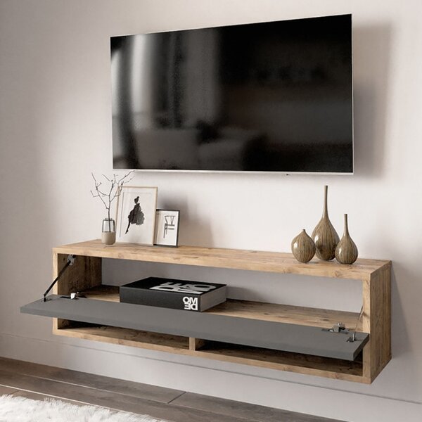 Έπιπλο TV Handra Ανθρακί 100x31.5x29 cm