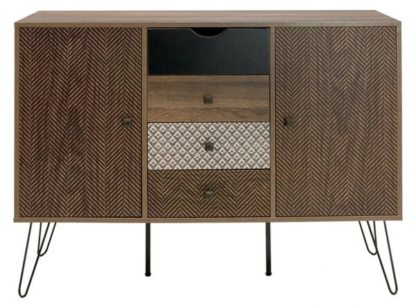 Μπουφές Boho Walnut 122x39.5x86 cm