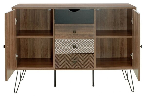 Μπουφές Boho Walnut 122x39.5x86 cm