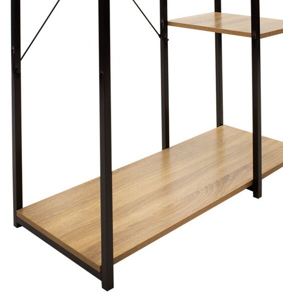 Κρεμάστρα Εισόδου Ramon Oak - Μαύρο 90.5x41x167 cm