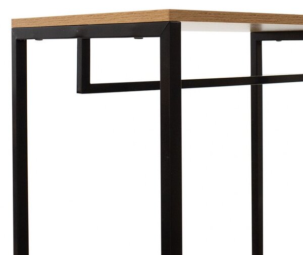 Κρεμάστρα Εισόδου Ramon Oak - Μαύρο 90.5x41x167 cm