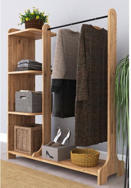 Κρεμάστρα Εισόδου Renesme Walnut 106x35x128 cm
