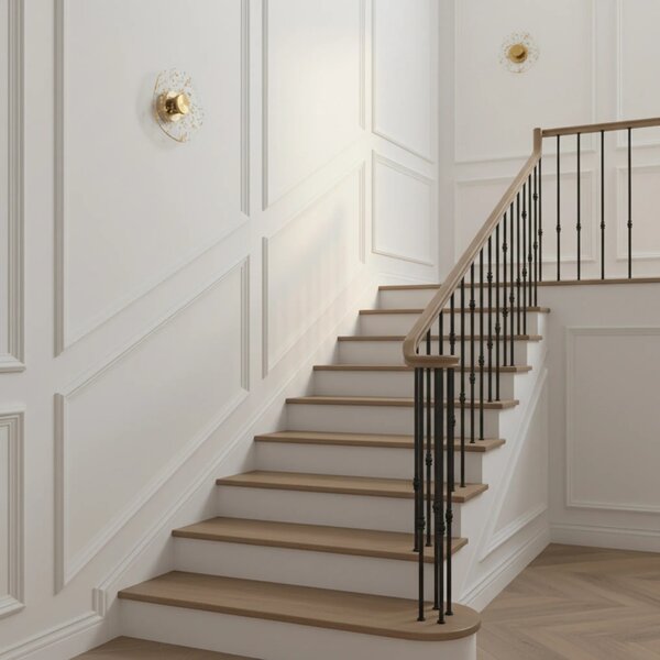 Φωτιστικό τοίχου LED APP1794-W Brush Gold