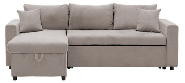 Γωνιακός Καναπές Lilian Μπεζ 225x148x81 cm
