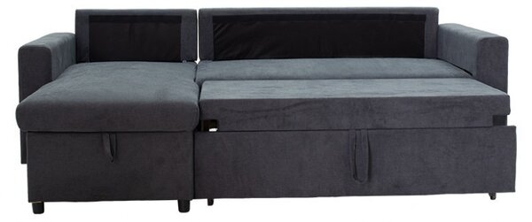 Γωνιακός Καναπές Lilian Ανθρακί 225x148x81 cm