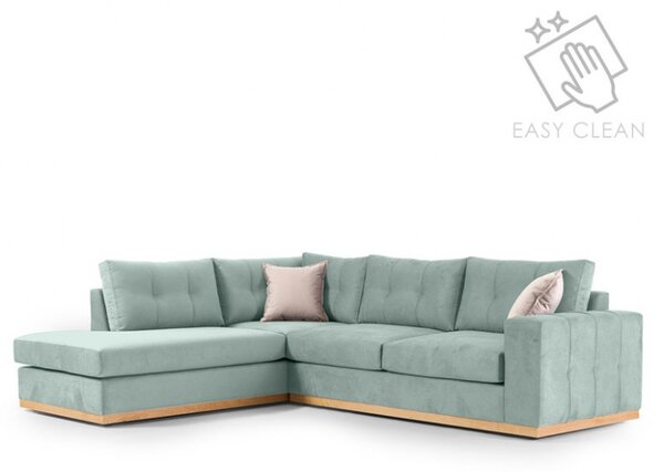 Δεξιός Γωνιακός Καναπές Boston Ciel - Κρεμ - Natural 280x225x95 cm