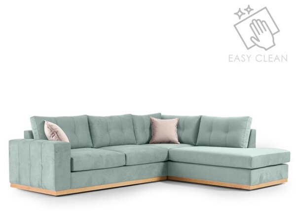Αριστερός Γωνιακός Καναπές Boston Ciel - Κρεμ - Natural 280x225x95 cm