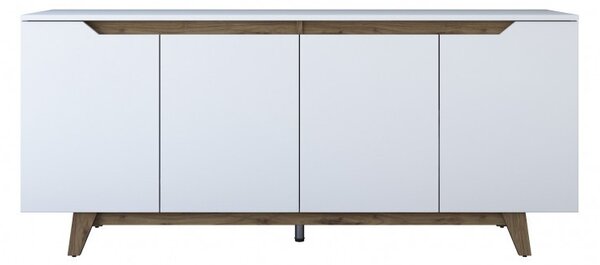 Κονσόλα GD102 Λευκό-Walnut
