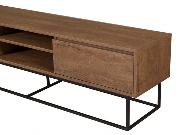 Έπιπλο TV Rodez 180 Walnut-Μαύρο