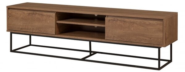 Έπιπλο TV Rodez 180 Walnut-Μαύρο