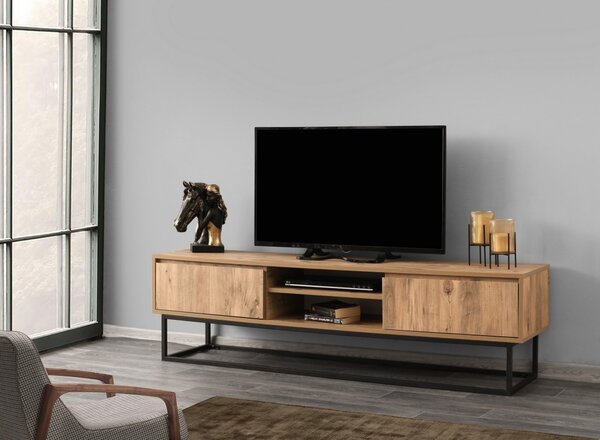 Έπιπλο TV Belinda 180 Μαύρο-Pine