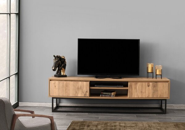Έπιπλο TV Belinda 180 Μαύρο-Pine