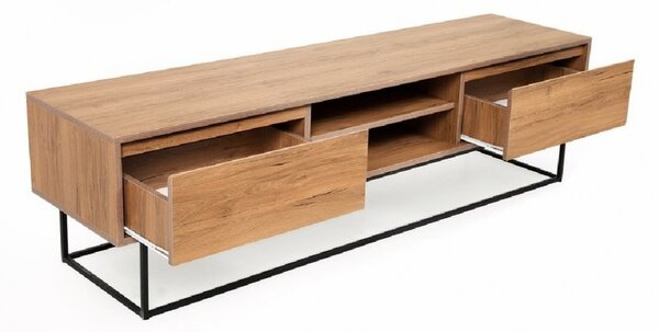 Έπιπλο TV Laxus 180 Walnut-Μαύρο