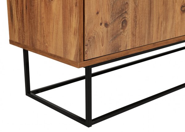 Έπιπλο TV Lupin Walnut-Μαύρο