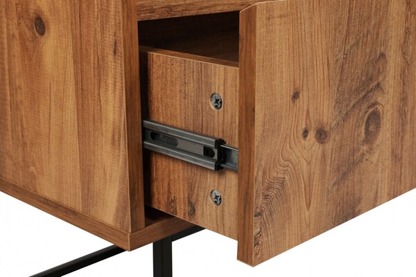 Έπιπλο TV Lupin Walnut-Μαύρο