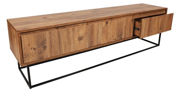 Έπιπλο TV Lupin Walnut-Μαύρο