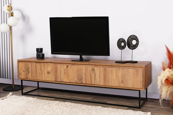 Έπιπλο TV Lupin Walnut-Μαύρο