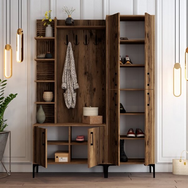 Κρεμάστρα Εισόδου Viyana Walnut