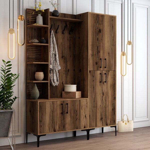 Κρεμάστρα Εισόδου Viyana Walnut