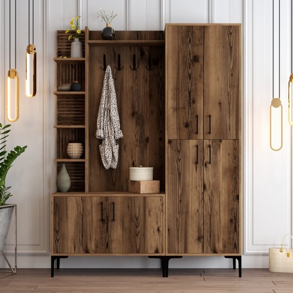 Κρεμάστρα Εισόδου Viyana Walnut