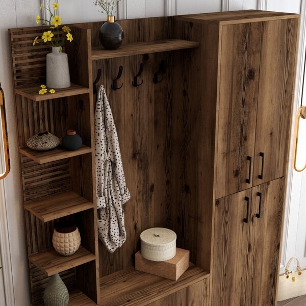 Κρεμάστρα Εισόδου Viyana Walnut