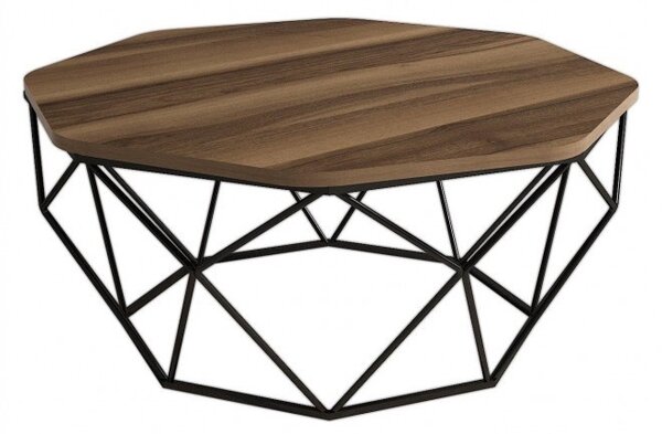 Τραπεζάκι σαλονιού Diamond Walnut