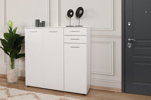 Παπουτσοθήκη ADR-532-BB-1 Λευκό