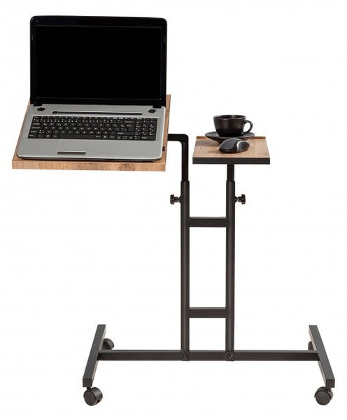 Τραπεζάκι Laptop Glen Atlantic Pine-Μαύρο