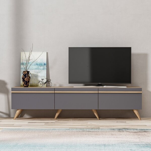 Έπιπλο TV Amsterdam Ανθρακί
