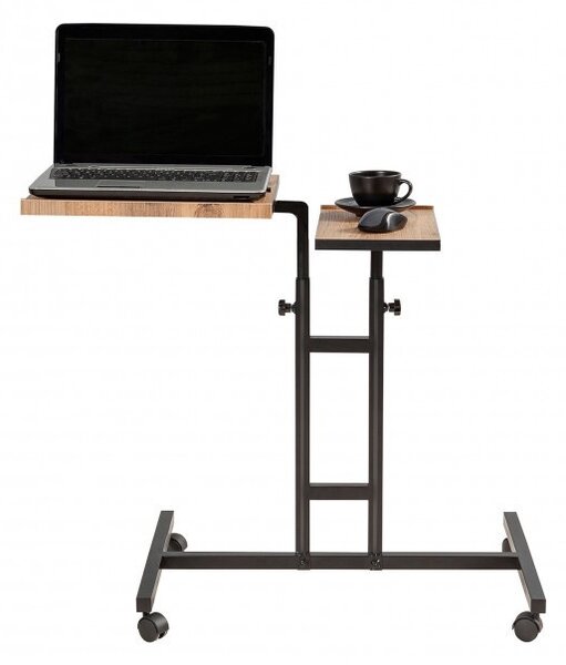 Τραπεζάκι Laptop Glen Atlantic Pine-Μαύρο