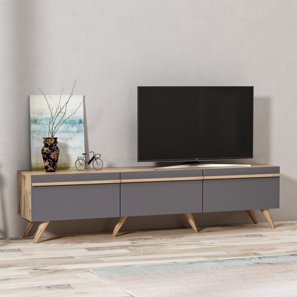Έπιπλο TV Amsterdam Ανθρακί