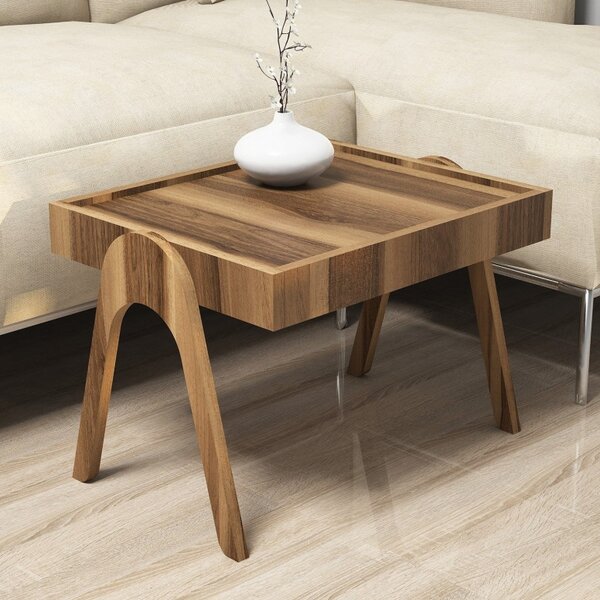 Σετ 3 βοηθητικά τραπεζάκια Roma Walnut