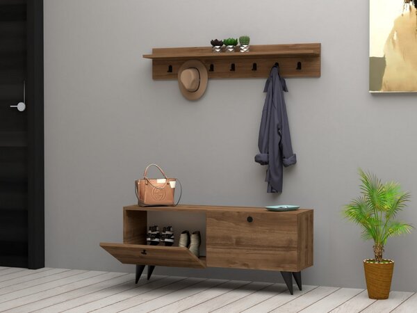 Κρεμάστρα Εισόδου Rupa Walnut