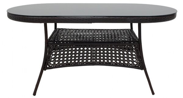 Τραπέζι κήπου Cellin Καφέ 160x80x77 cm