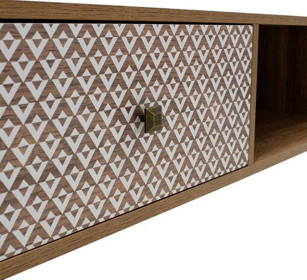 Τραπεζάκι σαλονιού Boho Walnut - Μαύρο