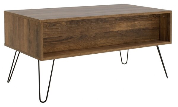 Τραπεζάκι σαλονιού Boho Walnut - Μαύρο