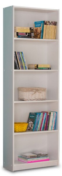 Βιβλιοθήκη Max Λευκή 58x23x170 cm
