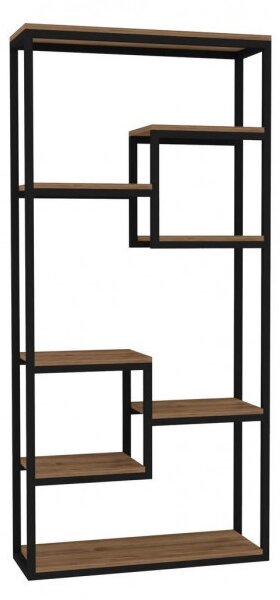 Βιβλιοθήκη Emina, Walnut-Μαύρο