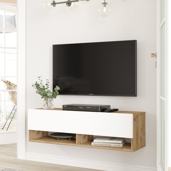 Έπιπλο TV FR13 Athlantic Pine-Λευκό