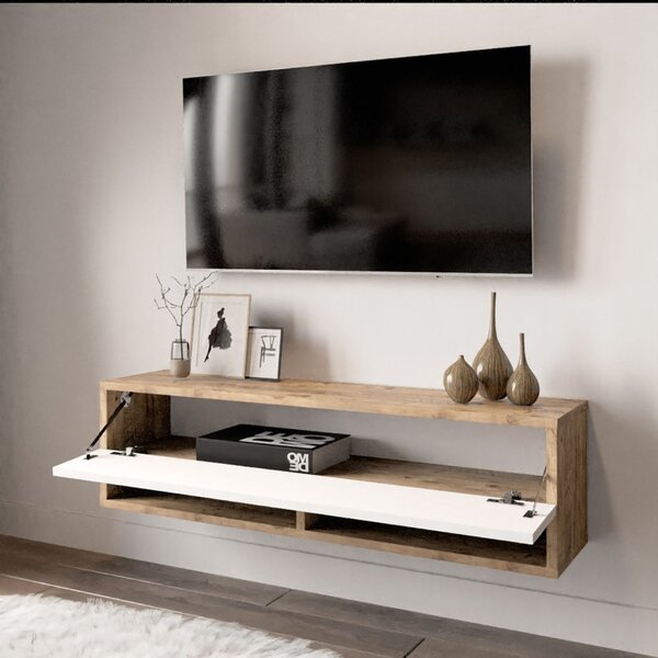 Έπιπλο TV FR13 Athlantic Pine-Λευκό